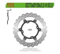 DISCO FRENO ANTERIORE NG KAWASAKI KLX R 450 2007 2015