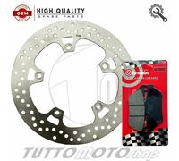 DISCO FRENO ANTERIORE RMS+PASTIGLIE BREMBO YAMAHA X-MAX 250 2007 2008 2009 XMAX