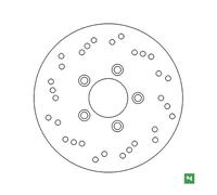 Disco freno anteriore SYM JET 4 50 125 09-10 SYMPHONY 50 125 150 NEWFREN DF4123A