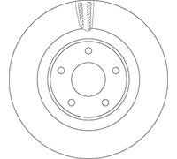 TRW DF6496S Disco freno
