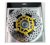 Disco Freno Anteriore Universale Del Motociclo Scooter Freno A Disco Rotore 220mm * 3 Fori 70mm Passo Flottante Per BWS RSZ Per JOG Per Niu N1S