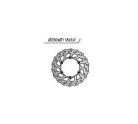 DISCO FRENO ANTERIORE WAVE NG 675X SUZUKI RM 250 1989 2009