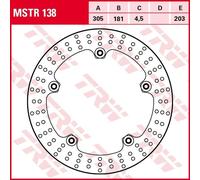 Disco freno TRW MSTR138, 1 Pezzo