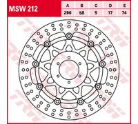 DISCO FRENO ANTERIORE ZF HONDA RS 125R '91-'94, CB 250F HORNET '9