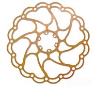 Disco Freno Aries 180mm Monoblocco Inox Oro - 6 Fori, Ultraleggero