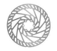 Disco Freno "ARO-27" 220mm x 2mm per E-Bike Argento - Attacco 6 Fori Ashima