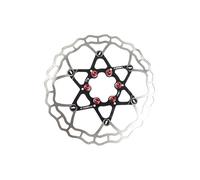 Disco freno Ashima ARO-010 AiNeon 6 fori 2 pezzi 71 gr NERO - Diametro: 160