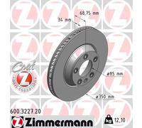 Disco freno Assale anteriore Dx per AUDI PORSCHE VW CAYENNE Q7 TOUAREG