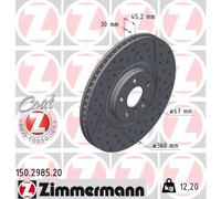 Disco freno Assale anteriore Dx per BMW 1 2