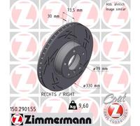 Disco freno Assale anteriore Dx per BMW 2 3 4