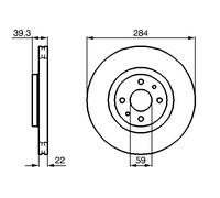 Disco freno Assale anteriore per ALFA ROMEO FIAT LANCIA 145 146 155 COUPE DEDRA