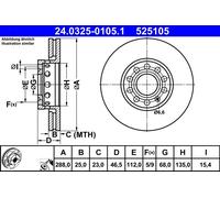 Disco freno Assale anteriore per AUDI SEAT SKODA 100 A4 A6 EXEO SUPERB
