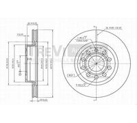 Disco freno Assale anteriore per AUDI SEAT SKODA VW A3 ALTEA ALTEA XL BEETLE CAD