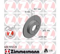 Disco freno Assale anteriore per AUDI SEAT VW 100 80 CORDOBA DERBY GOLF IBIZA JE