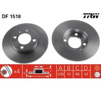 Disco freno Assale anteriore per AUDI SEAT VW 100 80 CORDOBA DERBY GOLF IBIZA JE