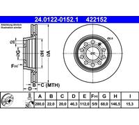 Disco freno Assale anteriore per AUDI SEAT VW A4 A8 EXEO PASSAT
