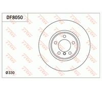 Disco freno Assale anteriore per BMW 2 3 4
