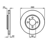 Disco freno Assale anteriore per BMW 3 Z1
