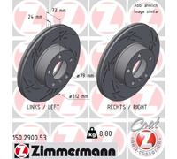 Disco freno Assale anteriore per BMW BMW (BRILLIANCE) 1 2 3 3 SERIES 4 X1