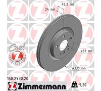 Disco freno Assale anteriore per BMW BMW (BRILLIANCE) MINI ZINORO 1 1 SERIES 2 6