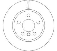 Disco freno Assale anteriore per BMW MINI 2 MINI MINI CLUBMAN