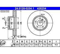 Disco freno Assale anteriore per BMW X3 X4