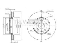 Disco freno Assale anteriore per CHEVROLET OPEL SAAB VAUXHALL 9-5 CAMARO INSIGNI