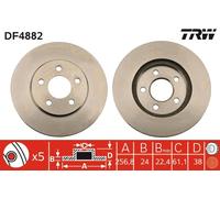 Disco freno Assale anteriore per CHRYSLER VOYAGER VOYAGER / GRAND VOYAGER