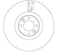 Disco freno Assale anteriore per CITROËN DS PEUGEOT 308 308 CC DS 4 / DS 4 CROSS