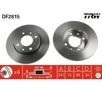 Disco freno Assale anteriore per CITROËN PEUGEOT 206 206 Van 206+ 306 XSARA