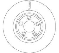 Disco freno Assale anteriore per DAIMLER JAGUAR S-TYPE SUPER EIGHT XF XJ XK