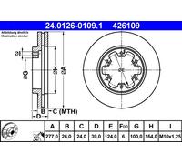Disco freno Assale anteriore per FORD NISSAN MAVERICK NAVARA PATHFINDER PICK UP