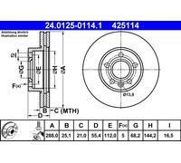 Disco freno Assale anteriore per FORD SEAT VW ALHAMBRA GALAXY SHARAN