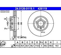 Disco freno Assale anteriore per FORD SEAT VW ALHAMBRA GALAXY SHARAN TRANSPORTER
