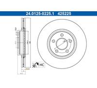 Disco freno Assale anteriore per FORD TOURNEO CONNECT / GRAND TOURNEO CONNECT TR