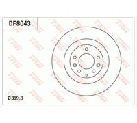 Disco freno Assale anteriore per FORD USA MAZDA CX-7 CX-9 EDGE