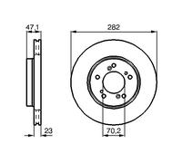 Disco freno Assale anteriore per HONDA CIVIC CR-V HR-V INSPIRE INTEGRA LEGEND OD