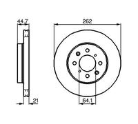 Disco freno Assale anteriore per HONDA MG ROVER 200 25 400 45 CITY CIVIC COUPE C