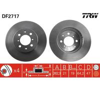 Disco freno Assale anteriore per HONDA ROVER 200 400 CONCERTO