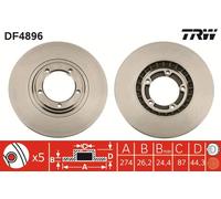 Disco freno Assale anteriore per HYUNDAI H-1 H-1 / STAREX H100