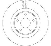 Disco freno Assale anteriore per INFINITI NISSAN JX MURANO PATHFINDER QX60