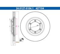 Disco freno Assale anteriore per ISUZU D-MAX