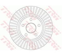 Disco freno Assale anteriore per JEEP COMMANDER GRAND CHEROKEE
