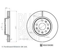 Disco freno Assale anteriore per JEEP GLADIATOR WRANGLER