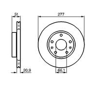Disco freno Assale anteriore per LAND ROVER FREELANDER