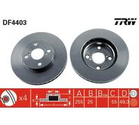 Disco freno Assale anteriore per LIFAN TOYOTA 620 ASCENT COROLLA