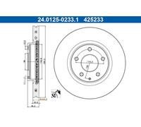 Disco freno Assale anteriore per MAZDA 3 CX-30
