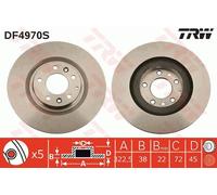 Disco freno Assale anteriore per MAZDA RX-8