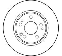 Disco freno Assale anteriore per MERCEDES-BENZ 124