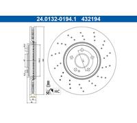 Disco freno Assale anteriore per MERCEDES-BENZ CLASSE A